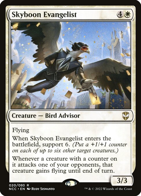 Skyboon Evangelist - New Capenna Commander Rare Card