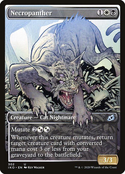 Necropanther - Ikoria: Lair of Behemoths Uncommon Card