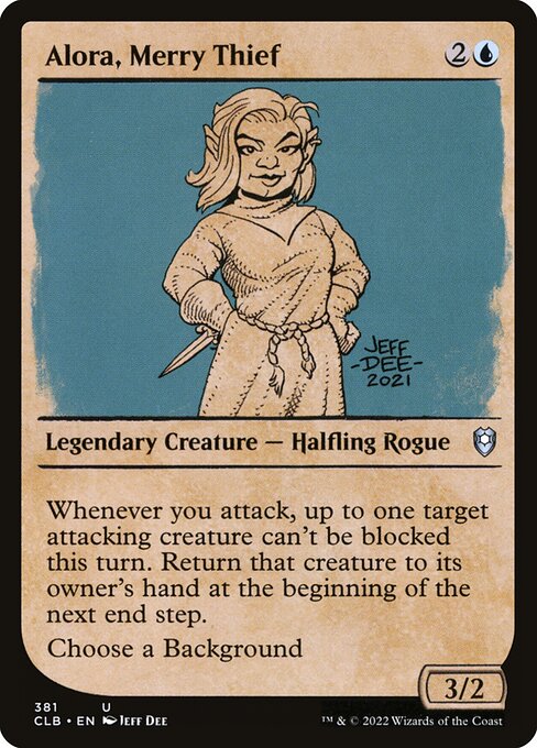 Alora, Merry Thief - Commander Legends: Battle for Baldur's Gate Uncommon Card