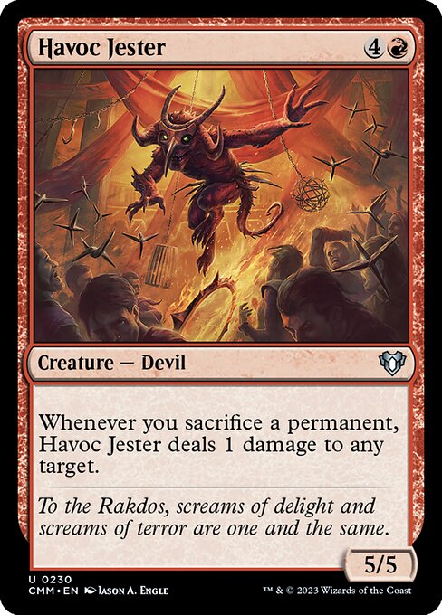 Havoc Jester - Commander Masters Uncommon Card