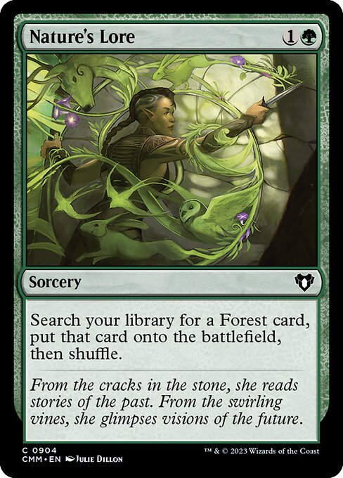 Nature's Lore - Commander Masters Common Card