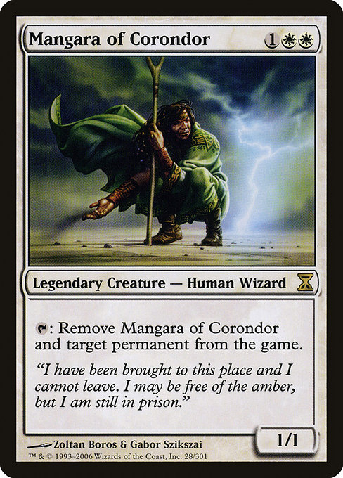Mangara of Corondor - Time Spiral Rare Card