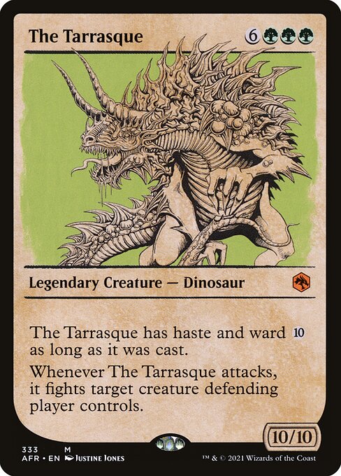 The Tarrasque - Adventures in the Forgotten Realms Mythic Card