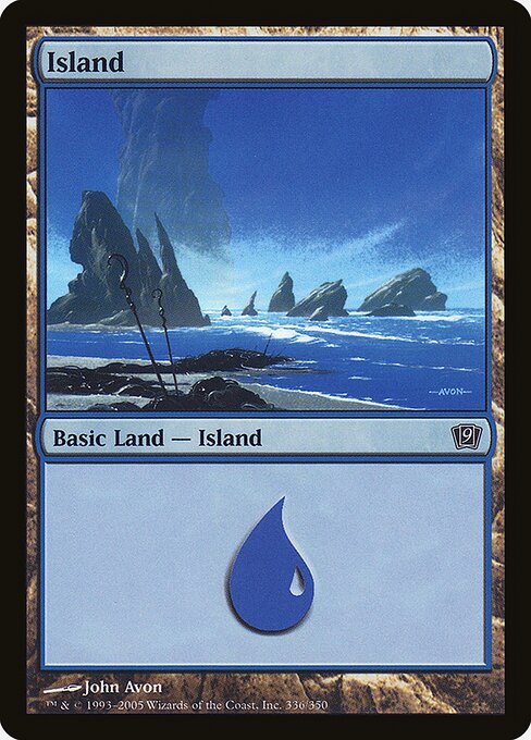 Island - Ninth Edition Common Card