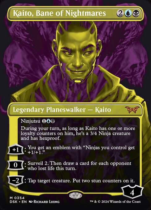 Kaito, Bane of Nightmares - Duskmourn: House of Horror Mythic Card