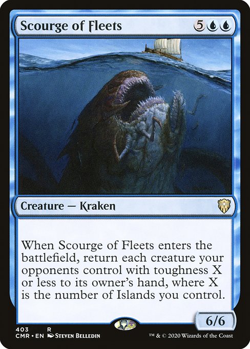 Scourge of Fleets - Commander Legends Rare Card