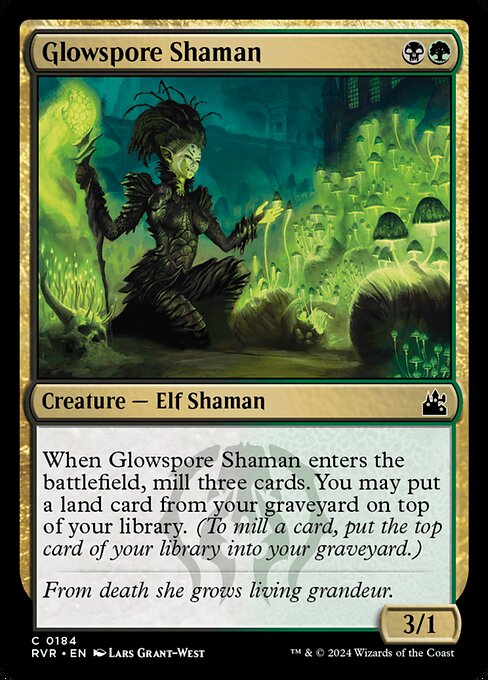 Glowspore Shaman - Ravnica Remastered Common Card