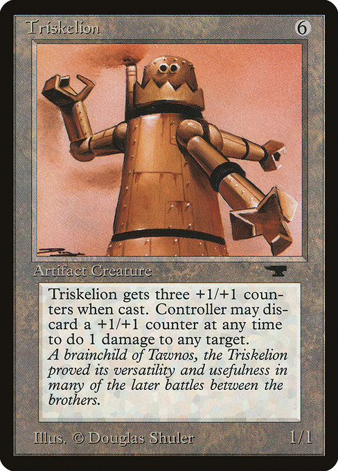 Triskelion - Antiquities Rare Card