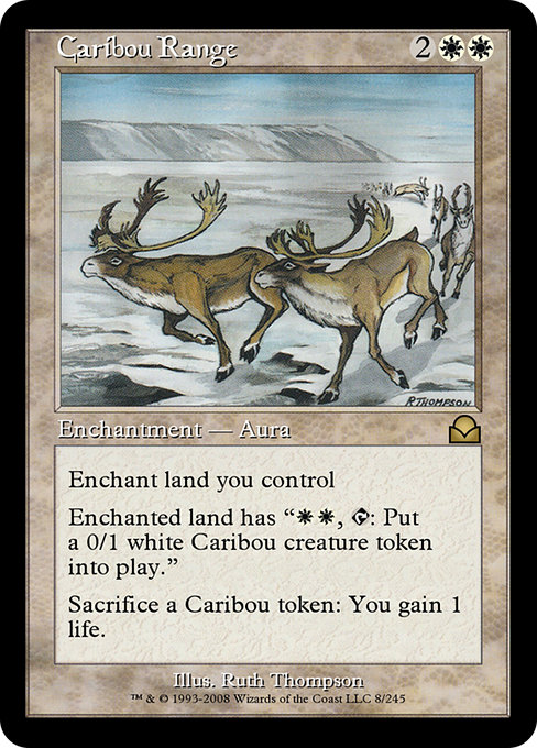 Caribou Range - Masters Edition II Rare Card