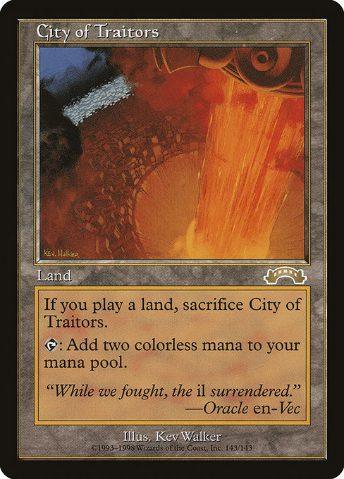 City of Traitors - Exodus Rare Card