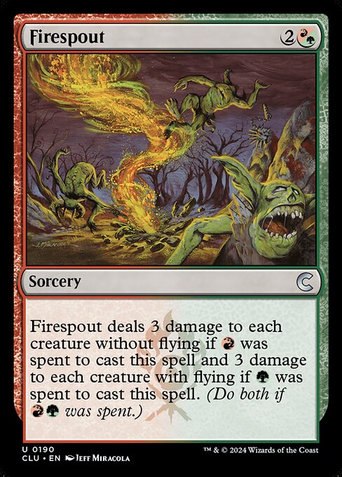 Firespout - Ravnica: Clue Edition Uncommon Card