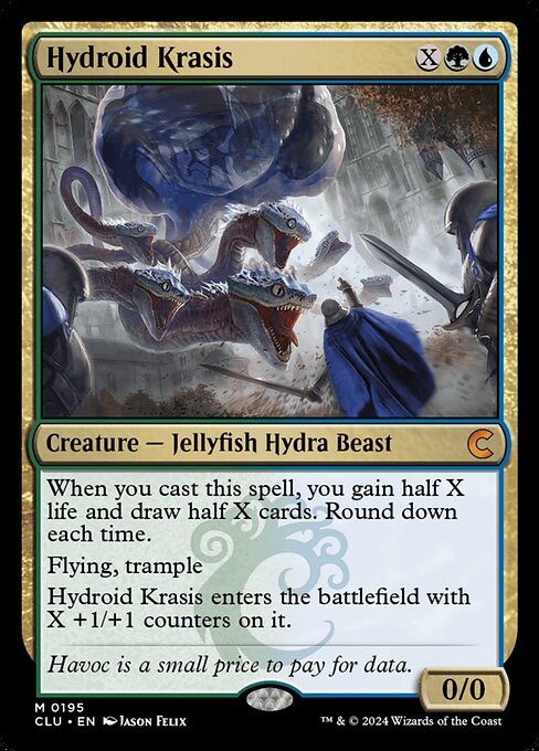 Hydroid Krasis - Ravnica: Clue Edition Mythic Card