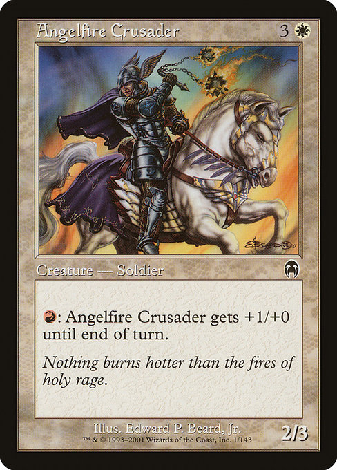 Angelfire Crusader - Apocalypse Common Card