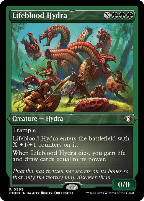Lifeblood Hydra - Commander Masters Rare Card
