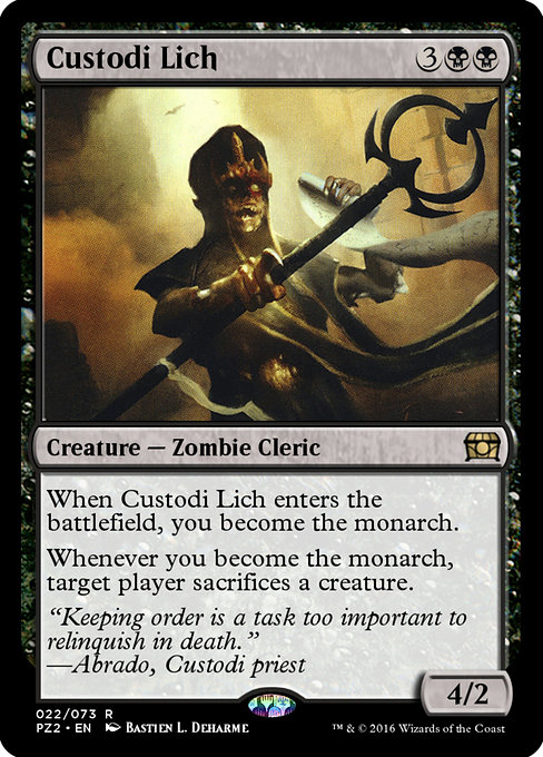 Custodi Lich - Treasure Chest Rare Card