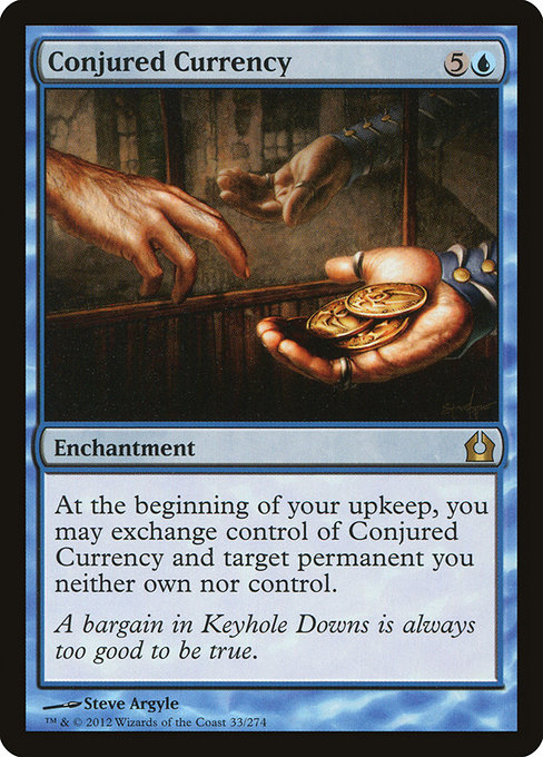 Conjured Currency - Return to Ravnica Rare Card