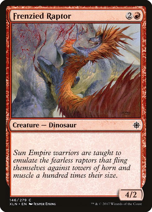 Frenzied Raptor - Ixalan Common Card