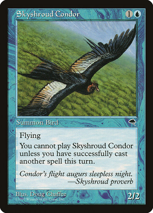 Skyshroud Condor - Tempest Uncommon Card