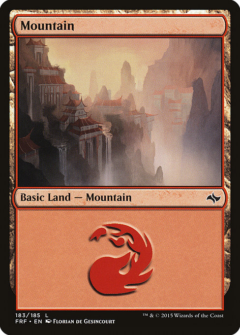 Mountain - Fate Reforged Common Card