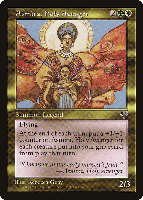 Asmira, Holy Avenger - Mirage Rare Card