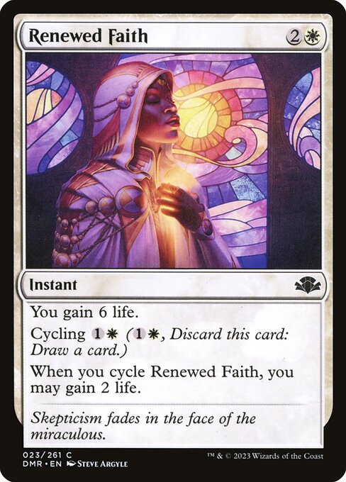 Renewed Faith - Dominaria Remastered Common Card