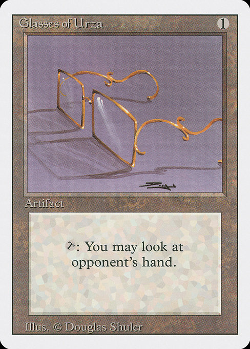 Glasses of Urza - Revised Edition Uncommon Card