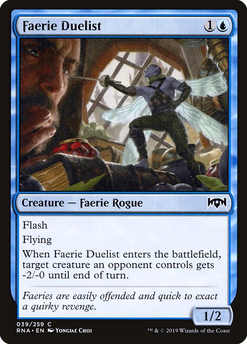Faerie Duelist - Ravnica Allegiance Common Card
