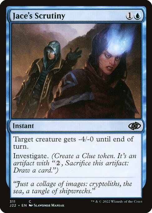 Jace's Scrutiny - Jumpstart 2022 Common Card