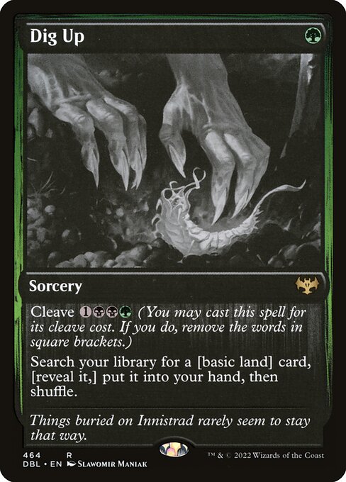 Dig Up - Innistrad: Double Feature Rare Card