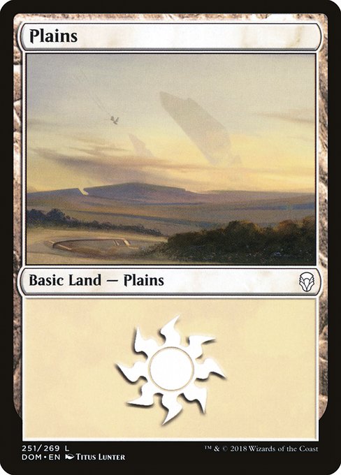 Plains - Dominaria Common Card