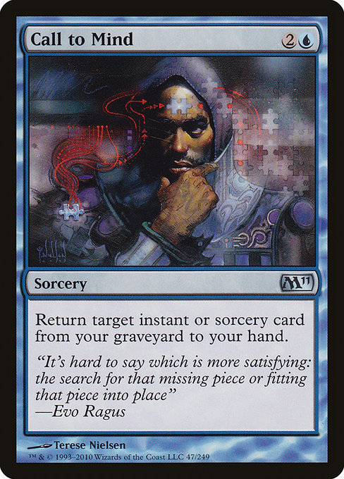 Call to Mind - Magic 2011 Uncommon Card