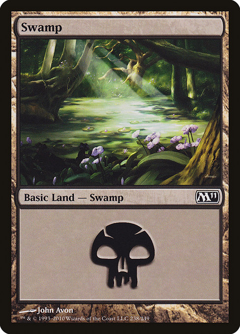 Swamp - Magic 2011 Common Card