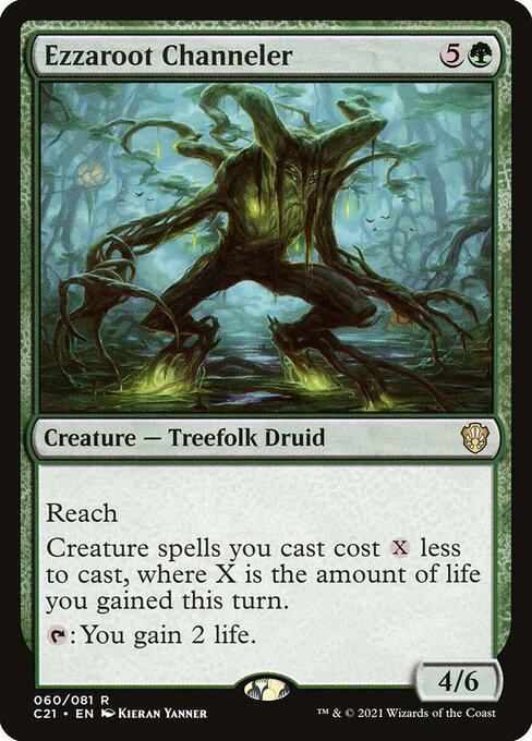 Ezzaroot Channeler - Commander 2021 Rare Card
