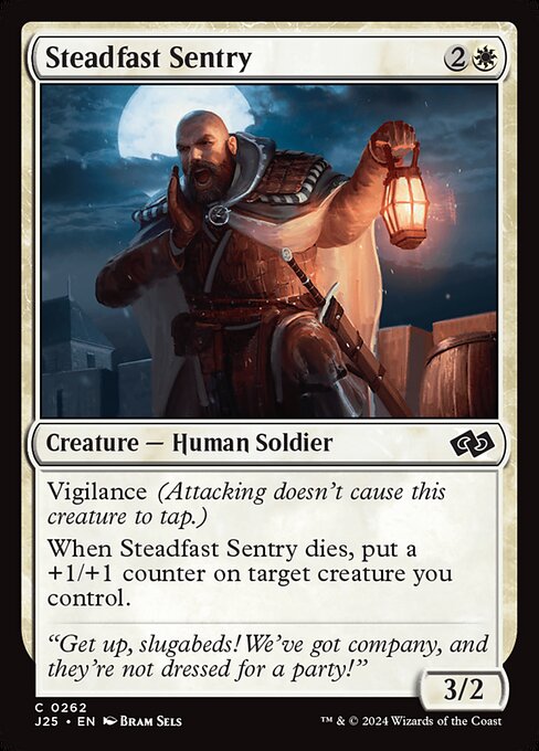 Steadfast Sentry - Foundations Jumpstart Common Card