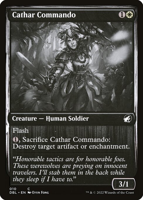 Cathar Commando - Innistrad: Double Feature Common Card