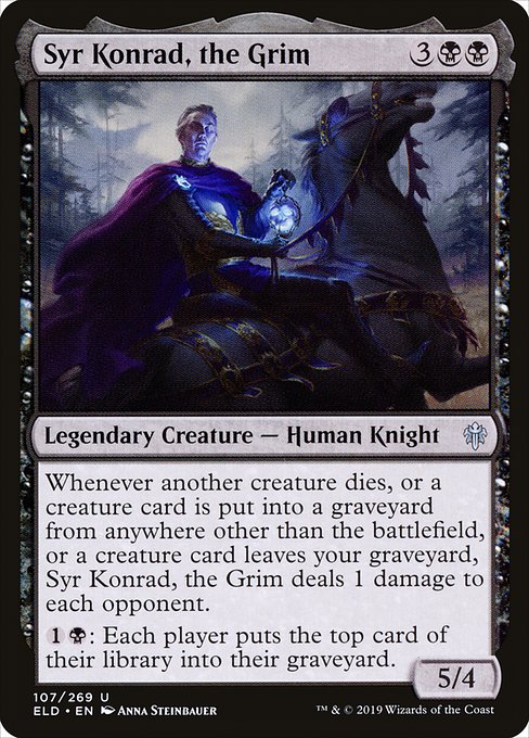 Syr Konrad, the Grim - Throne of Eldraine Uncommon Card