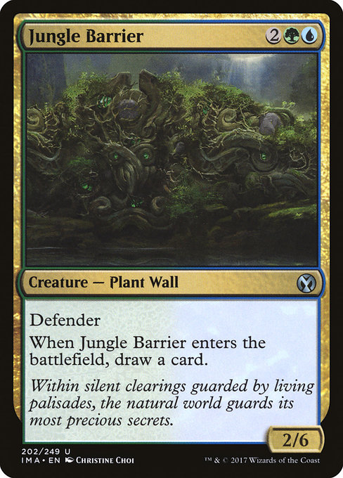 Jungle Barrier - Iconic Masters Uncommon Card