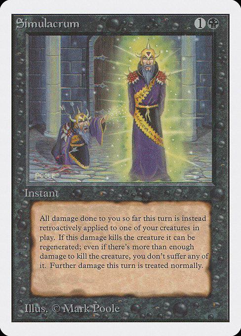 Simulacrum - Unlimited Edition Uncommon Card