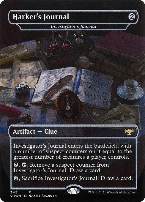 Investigator's Journal - Innistrad: Crimson Vow Rare Card