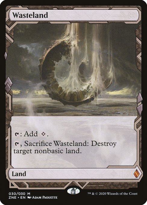 Wasteland - Zendikar Rising Expeditions Mythic Card
