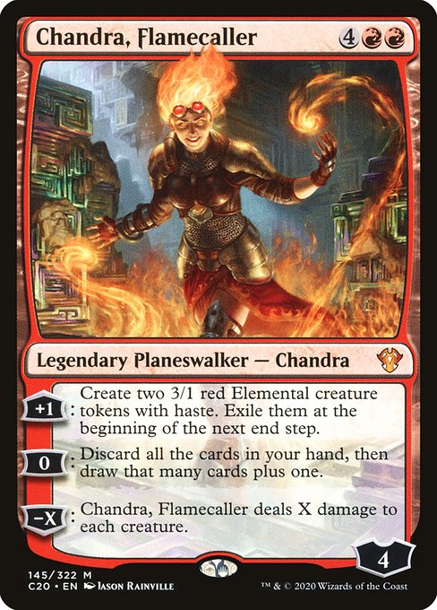 Chandra, Flamecaller - Commander 2020 Mythic Card