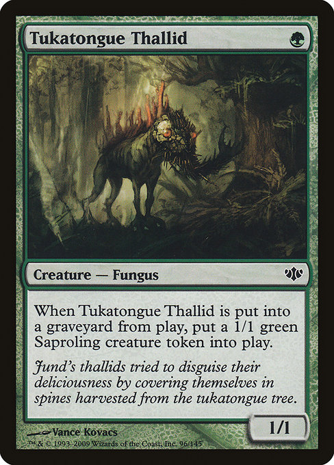Tukatongue Thallid - Conflux Common Card