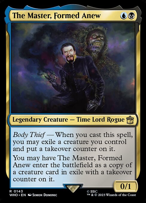 The Master, Formed Anew - Doctor Who Rare Card