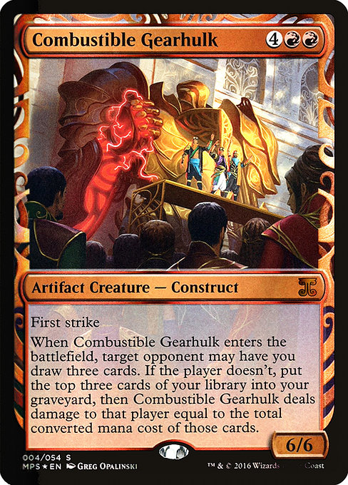Combustible Gearhulk - Kaladesh Inventions Special Card