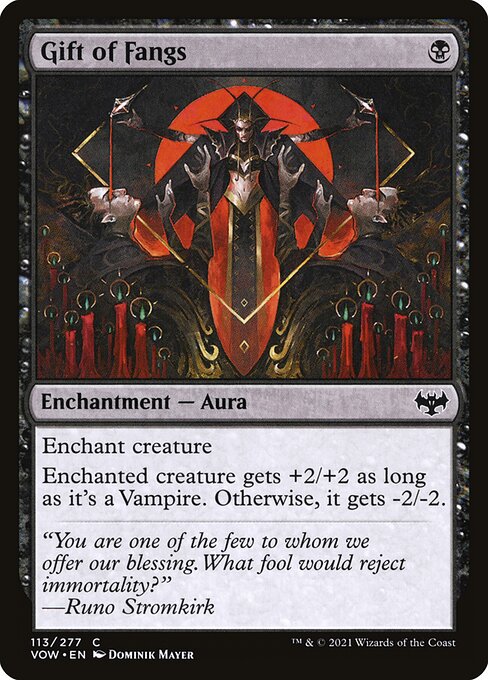Gift of Fangs - Innistrad: Crimson Vow Common Card