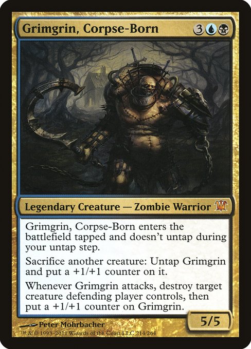 Grimgrin, Corpse-Born - Innistrad Mythic Card