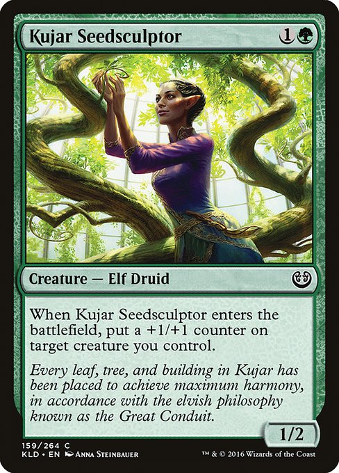 Kujar Seedsculptor - Kaladesh Common Card