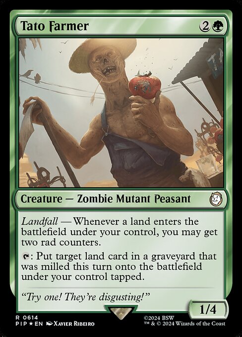 Tato Farmer - Fallout Rare Card