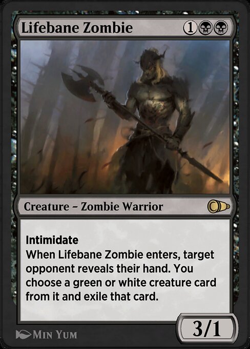 Lifebane Zombie - Pioneer Masters Rare Card