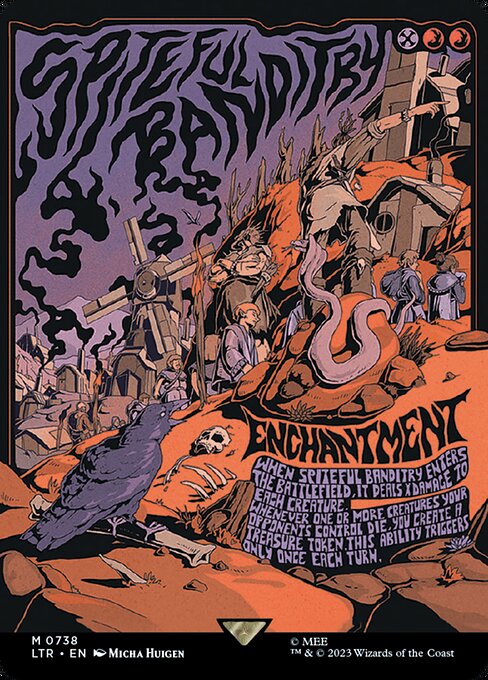 Spiteful Banditry - The Lord of the Rings: Tales of Middle-earth Mythic Card